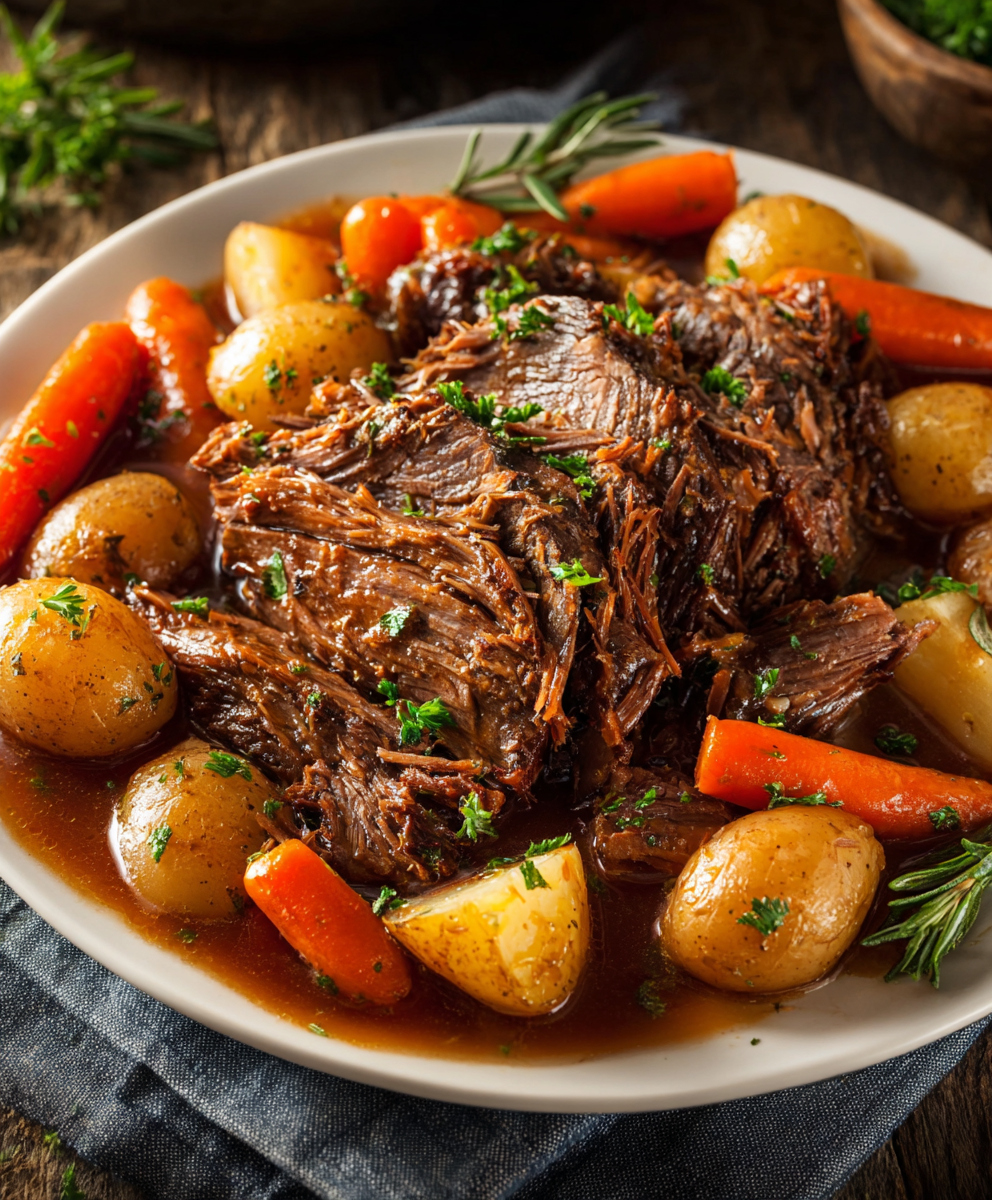 Amish Slow-Cooked Pot Roast