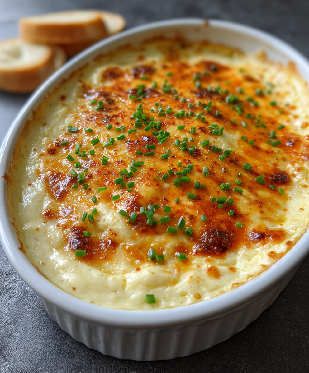 Baked Egg Cheese Spread