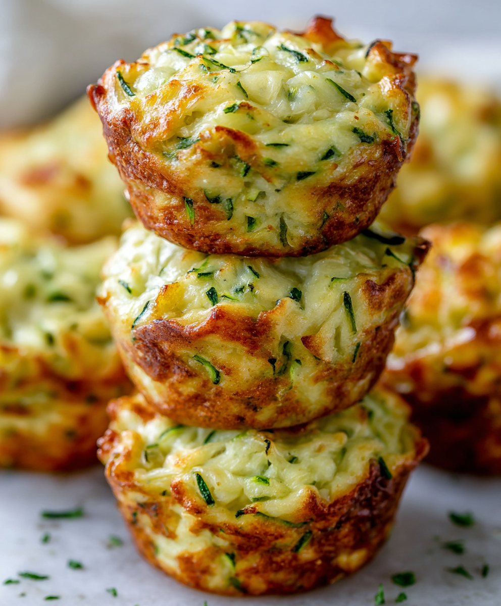 Baked Zucchini Potato Bites