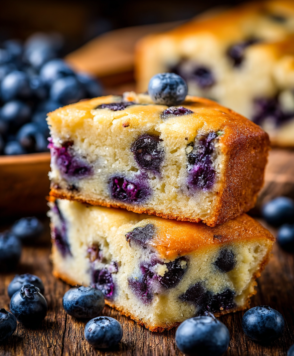 Buttermilk Blueberry Breakfast Cake