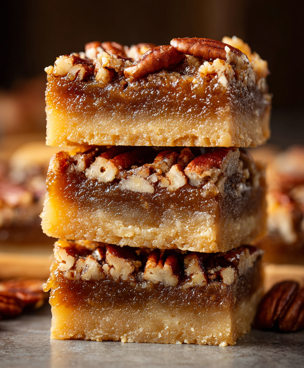 Buttery Shortbread Pecan Bars