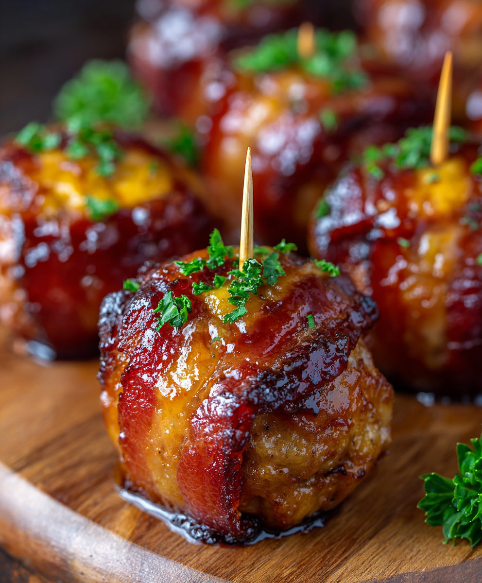 Cheddar BBQ Bacon Bomb Bites