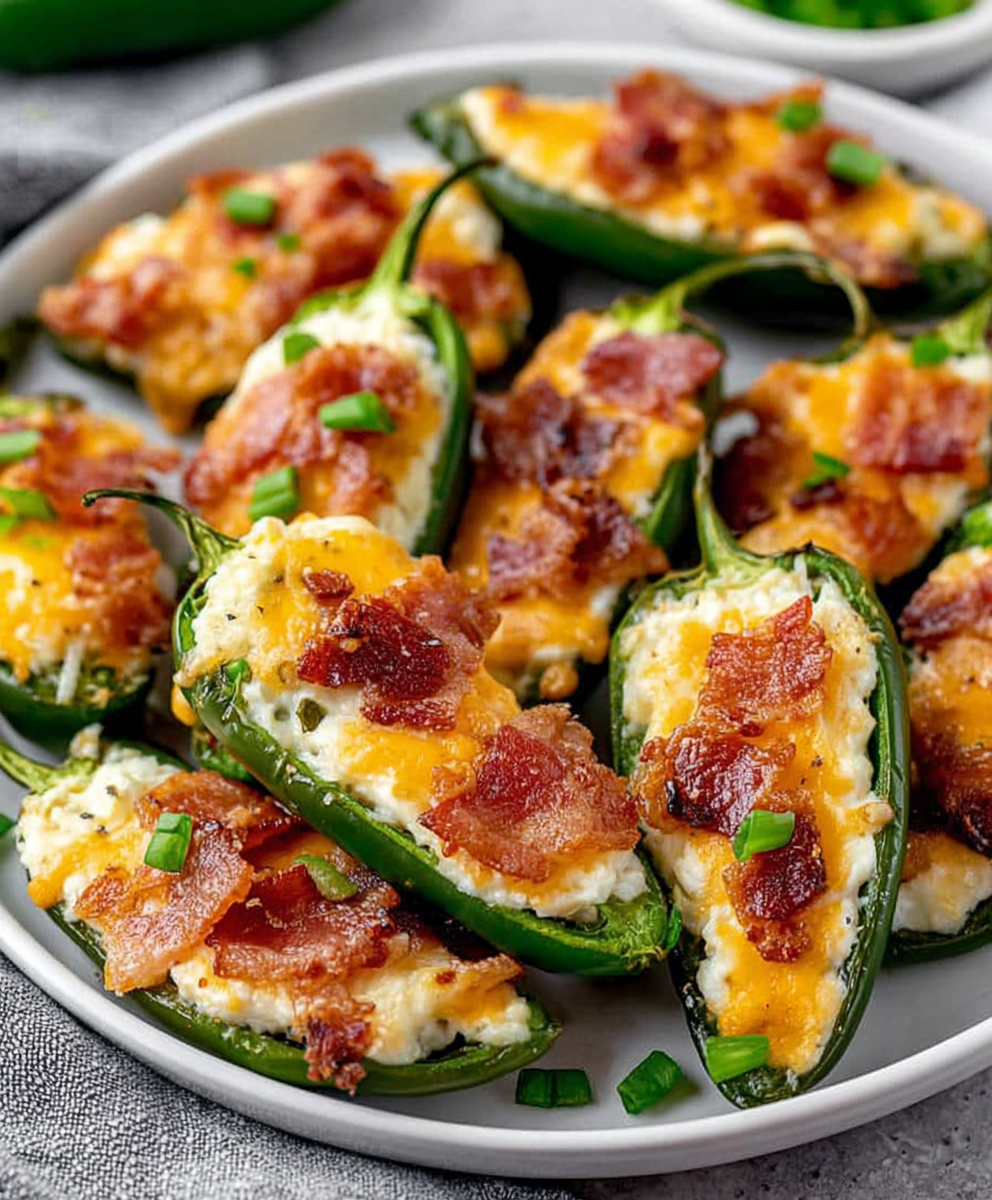 Cheesy Bacon Jalapeño Poppers
