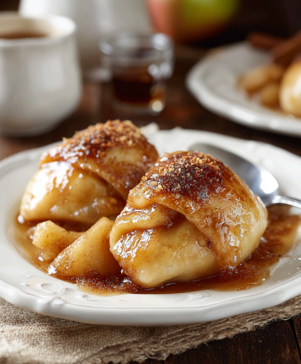 Cinnamon Brown Sugar Apple Dumplings