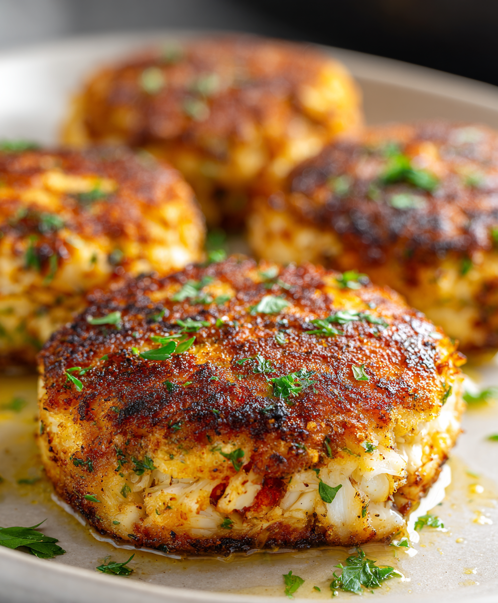 Crispy Restaurant Style Crab Cakes