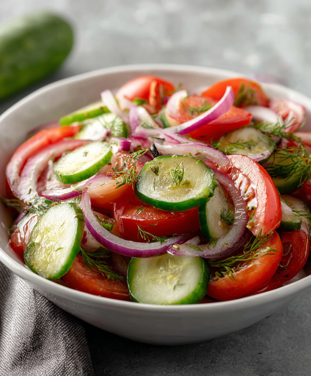 Cucumber Tomato Dill Salad