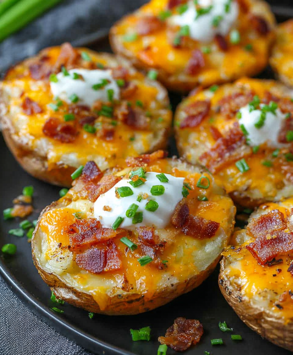Loaded Cheddar Bacon Potato Rounds