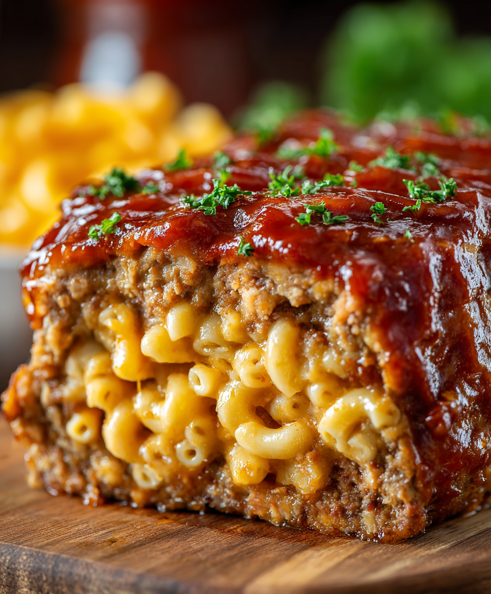 Mac and Cheese–Topped Meatloaf