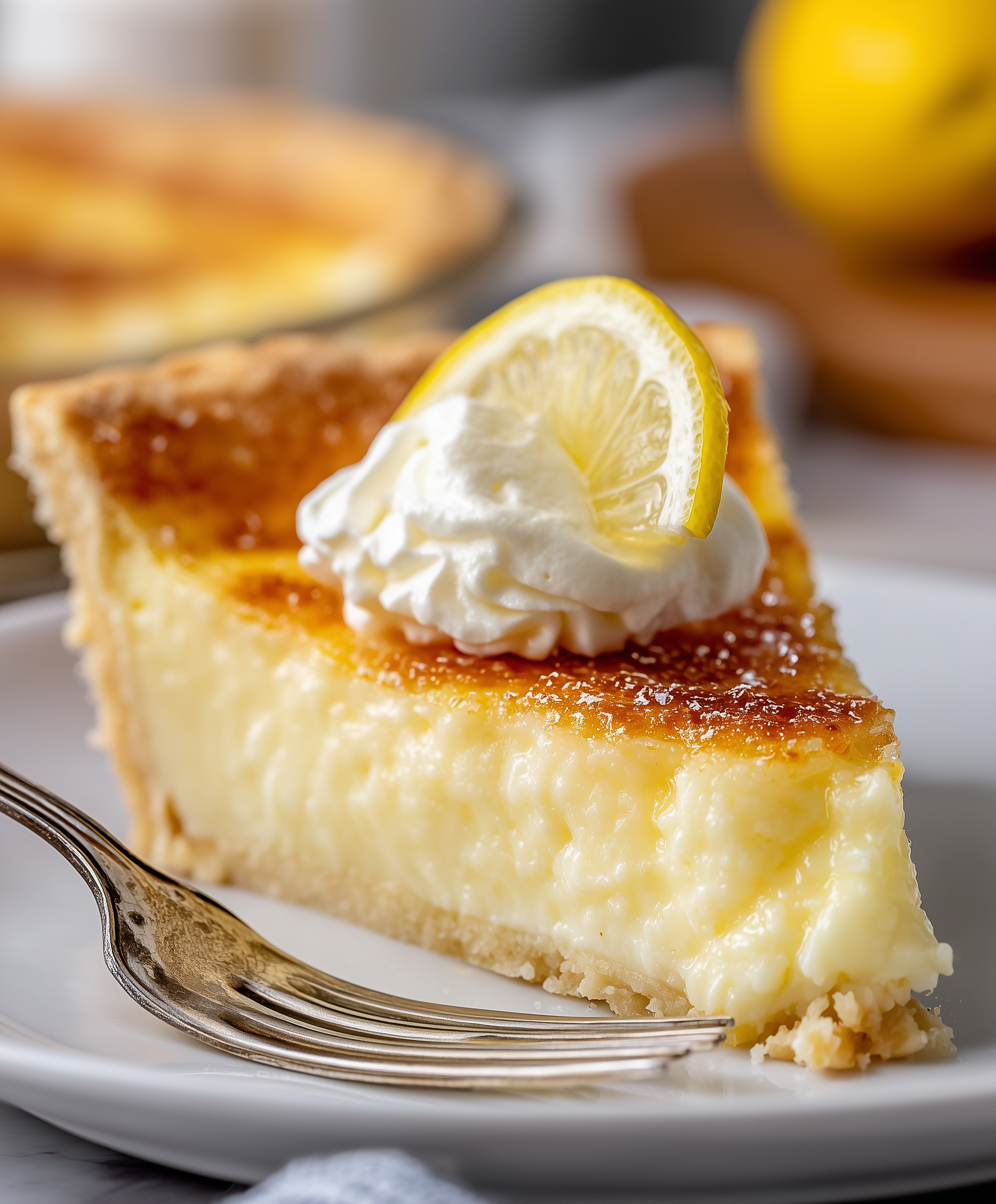 Magic Lemon Custard Pie