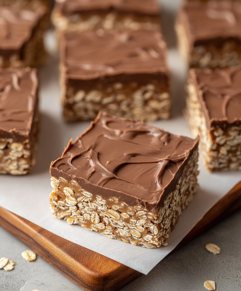 No-Bake Peanut Butter Oat Bars