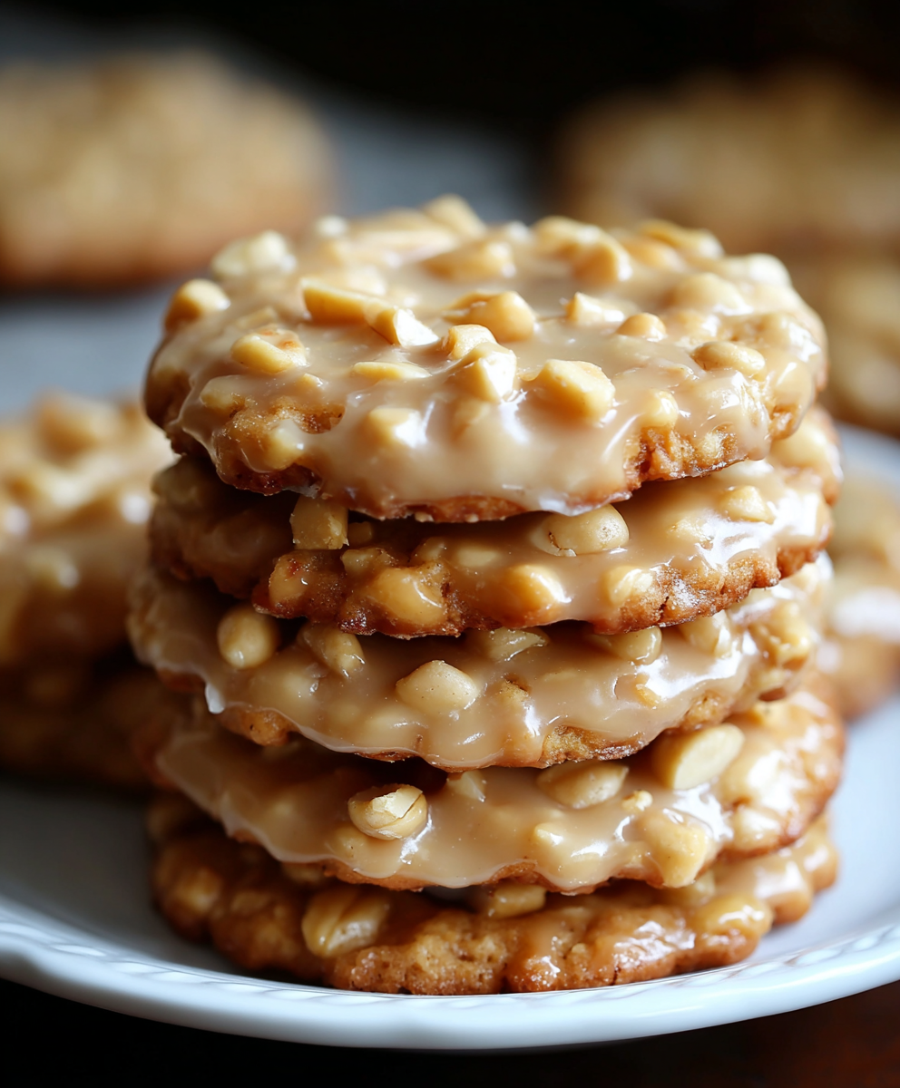 Peanut Glaze Dandy-Do Cookies