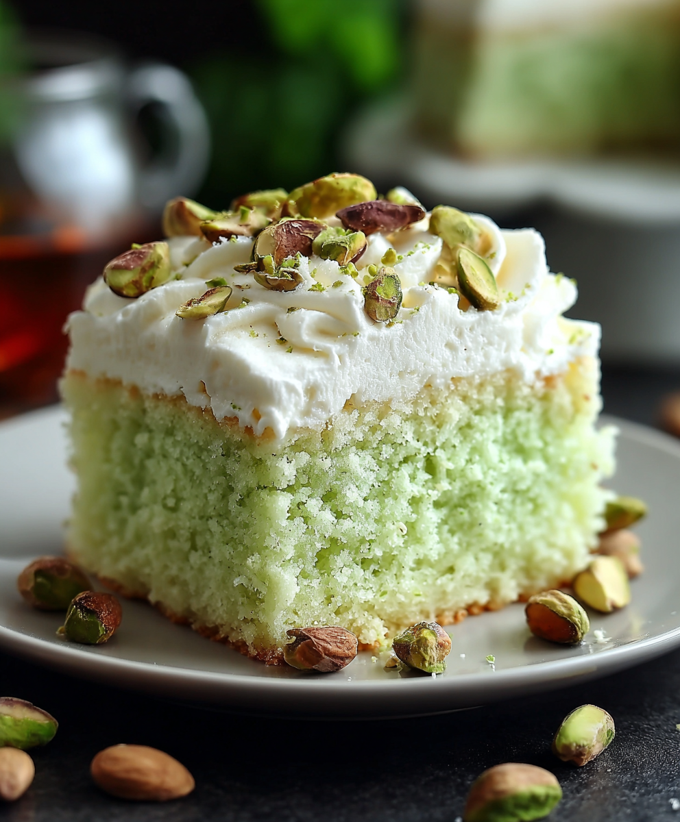 Pistachio Pineapple Sheet Cake