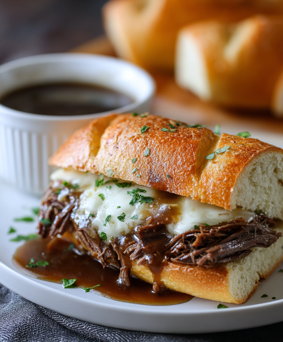 Slow Cooked French Dip
