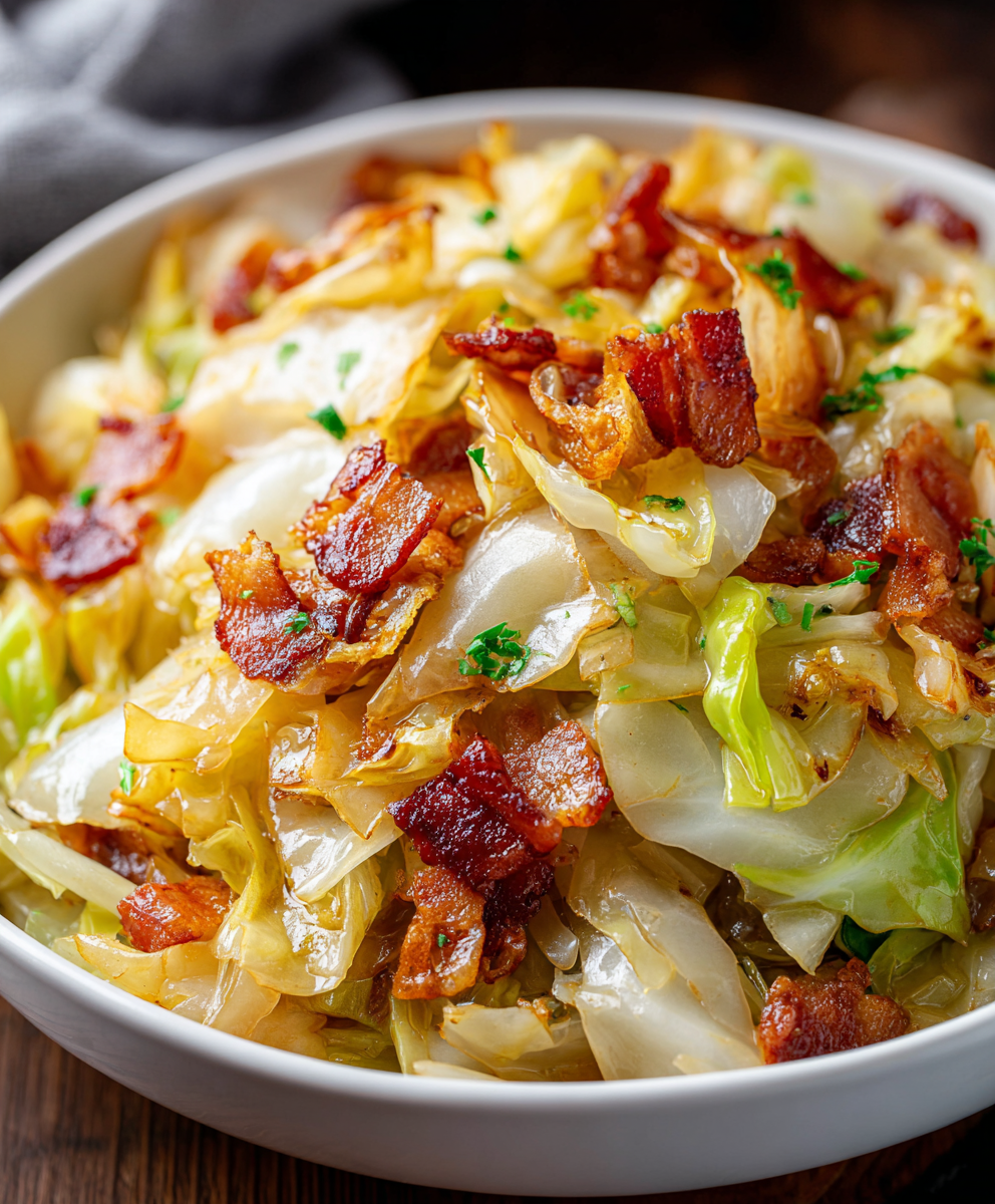 Southern Cabbage and Bacon Skillet