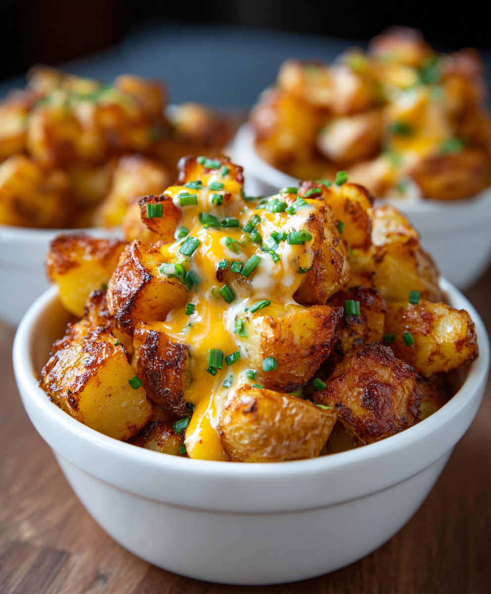 Taco Spiced Cheesy Potatoes