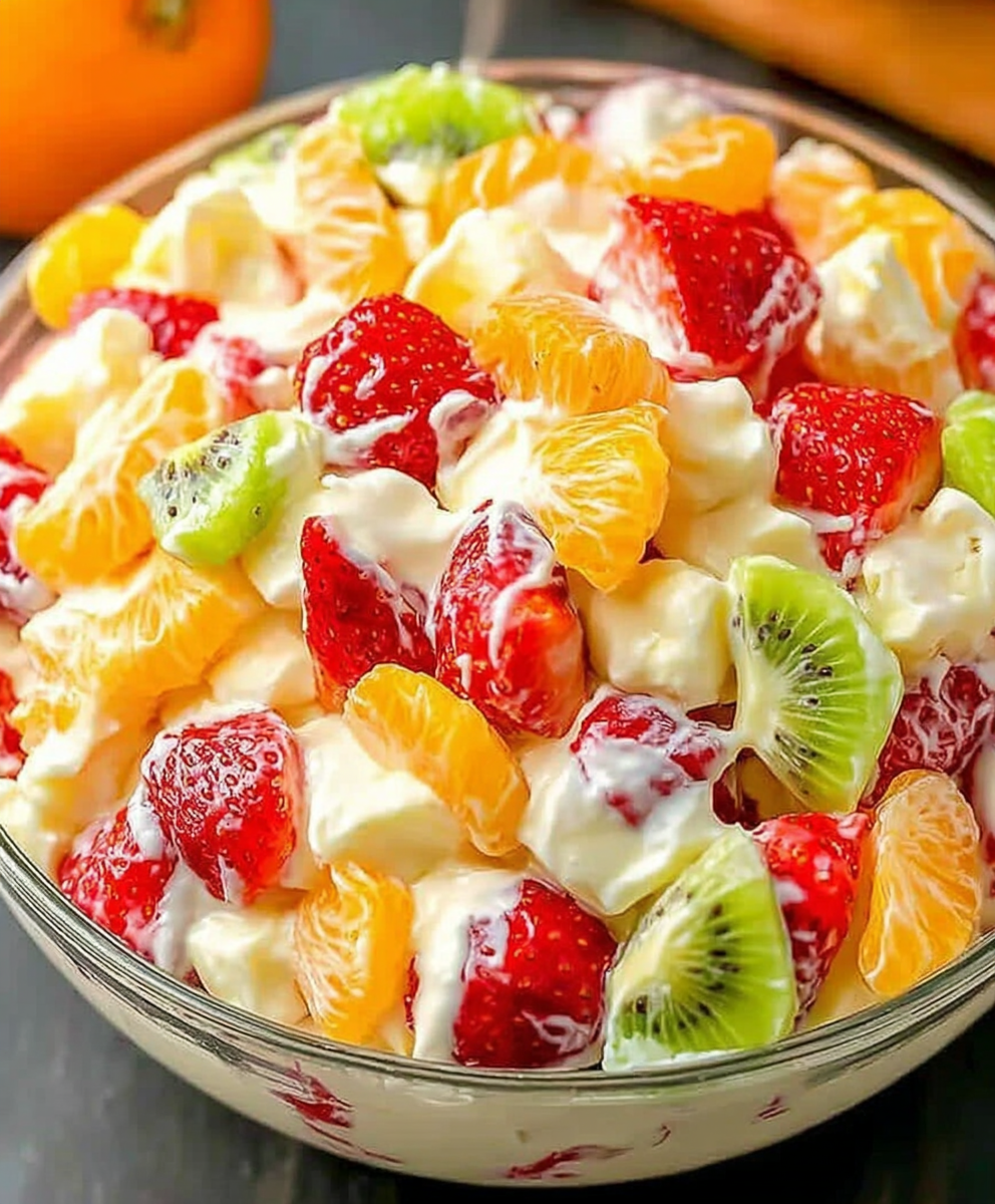 Tropical Cheesecake Fruit Salad