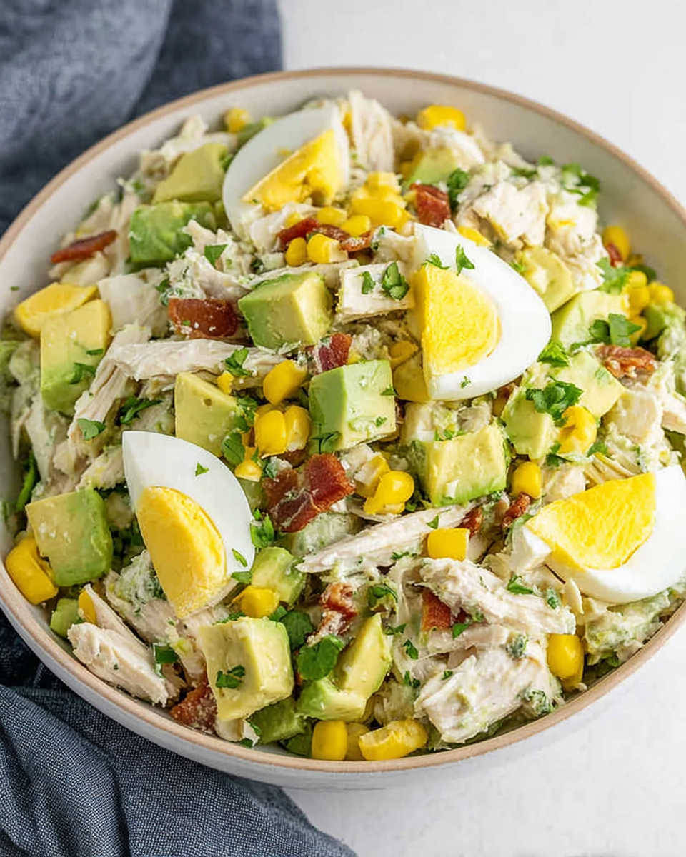 Avocado Chicken Salad Bowl