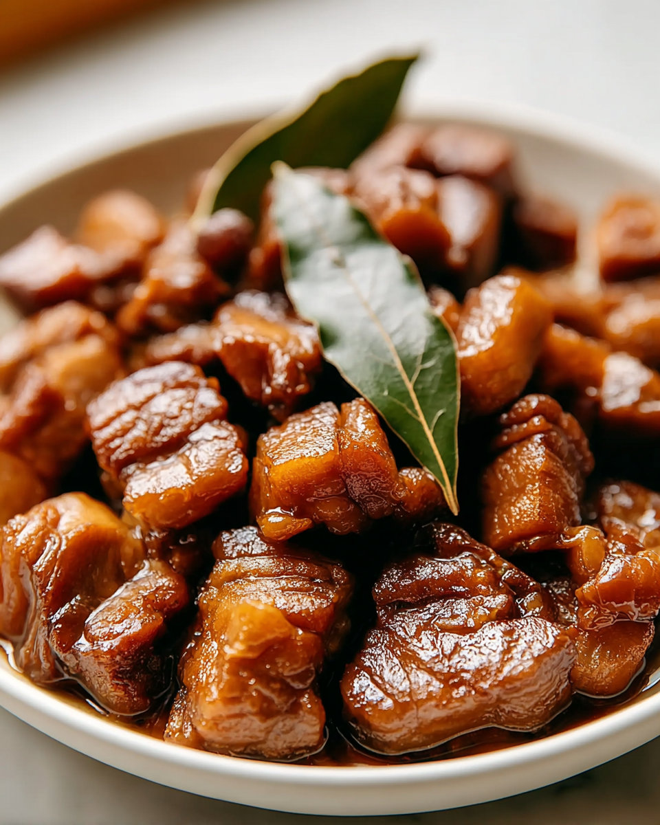 Filipino Pork Belly Adobo