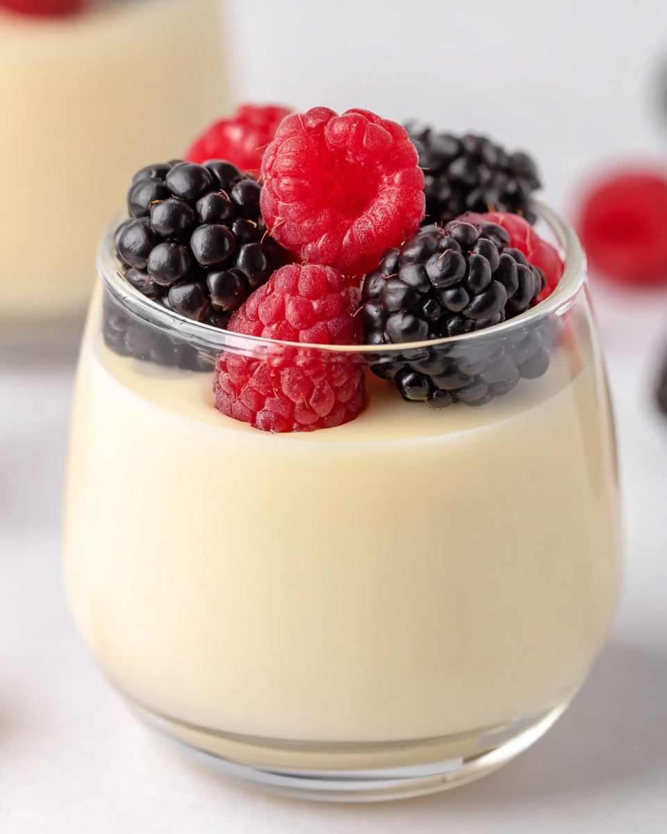 vanilla white chocolate mousse