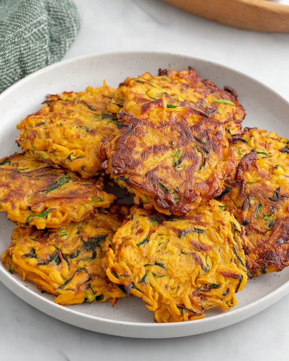Zucchini and Sweet Potato Fritters