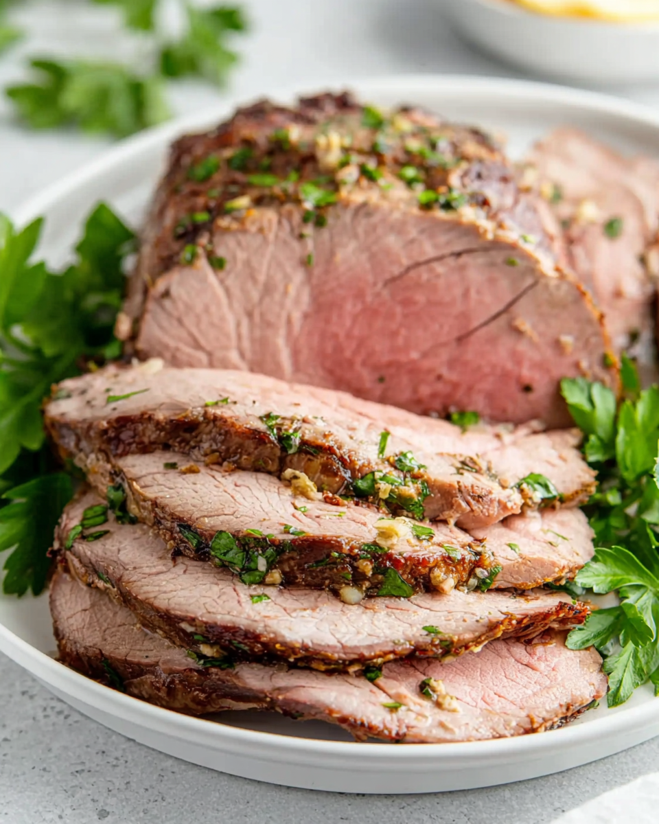 Instant Pot Leg of Lamb with Garlic
