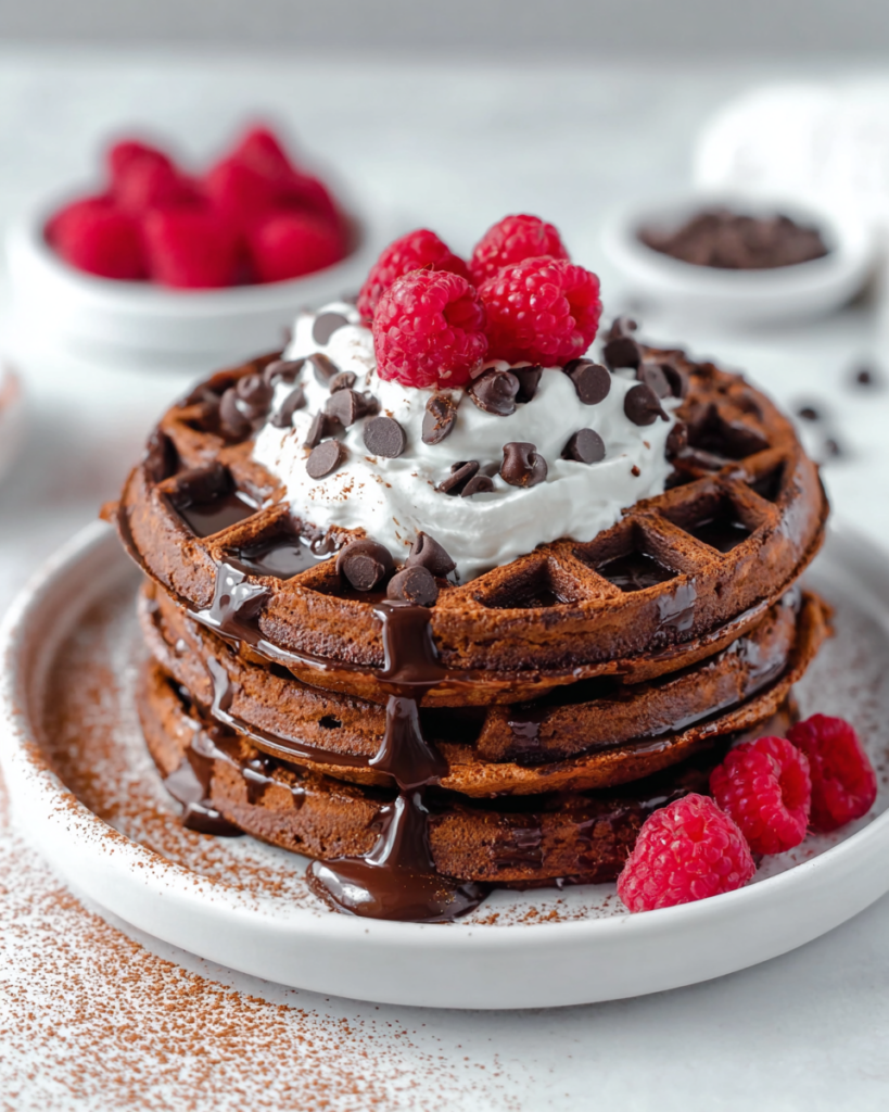 Chocolate Chaffle with Crisp Edges – MaryaneCuisine