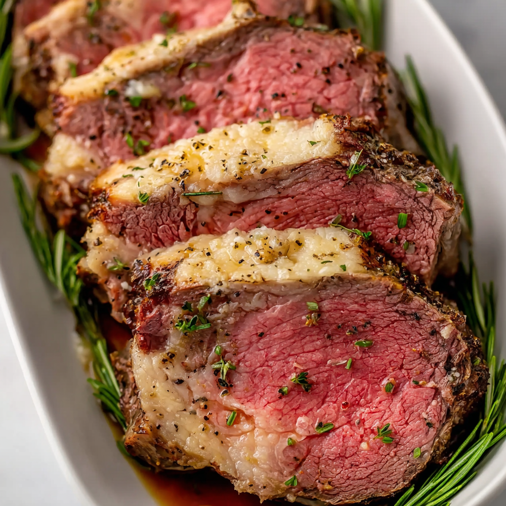Garlic Herb Butter Prime Rib – MaryaneCuisine