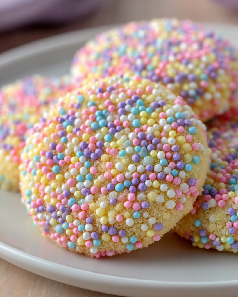 Springle Egg Vanilla Egg Sprinkle Cookies – MaryaneCuisine