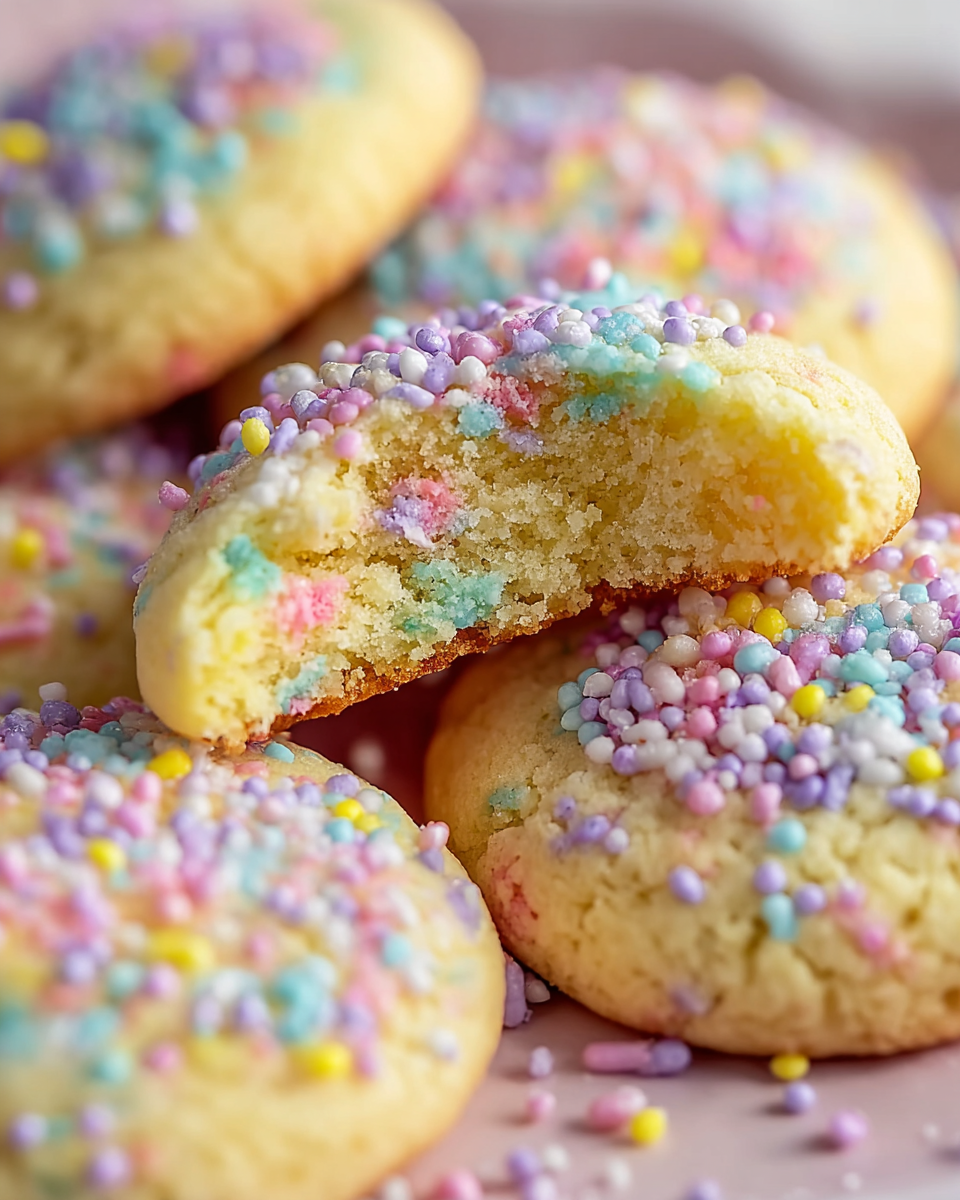 Springle Egg Vanilla Egg Sprinkle Cookies – MaryaneCuisine