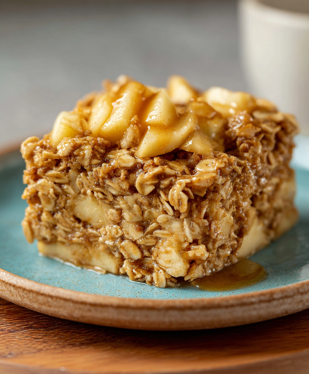 Amish Apple Cinnamon Baked Oatmeal