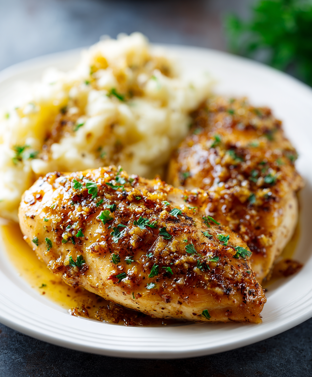 Brown Sugar Garlic Chicken Dinner