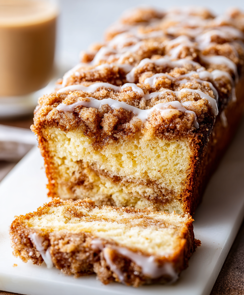 Cinnamon Apple Streusel Loaf