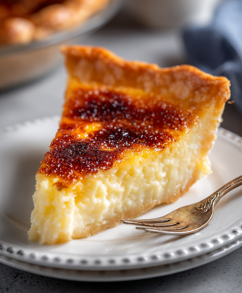 Classic Southern Buttermilk Custard Pie