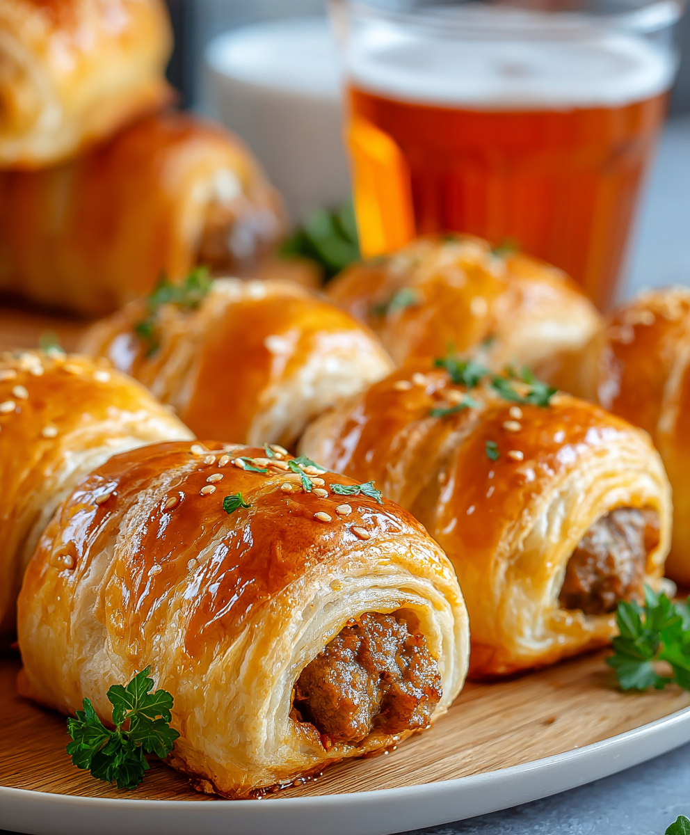 Flaky Sausage Cream Cheese Crescents
