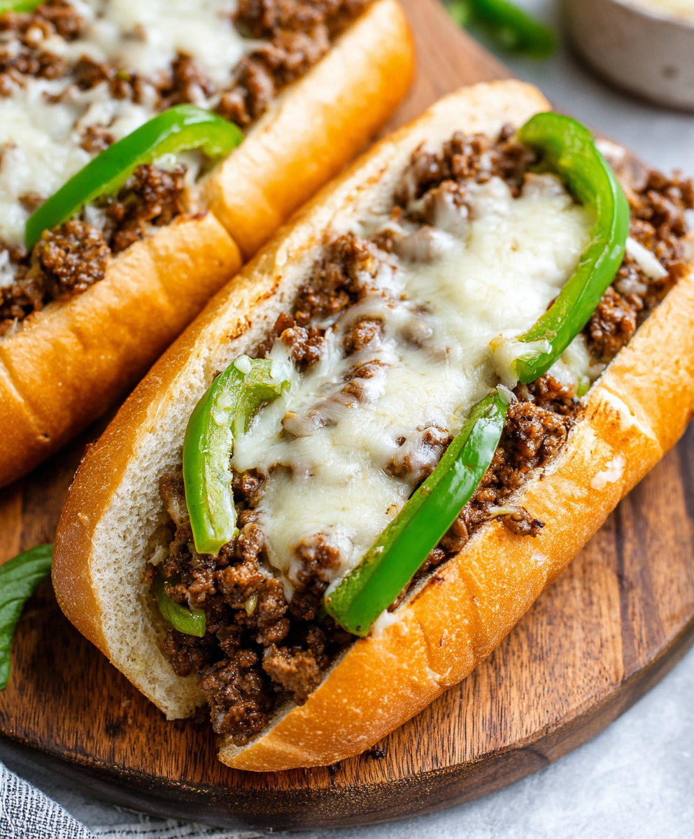 Philly Beef and Pepper Melt