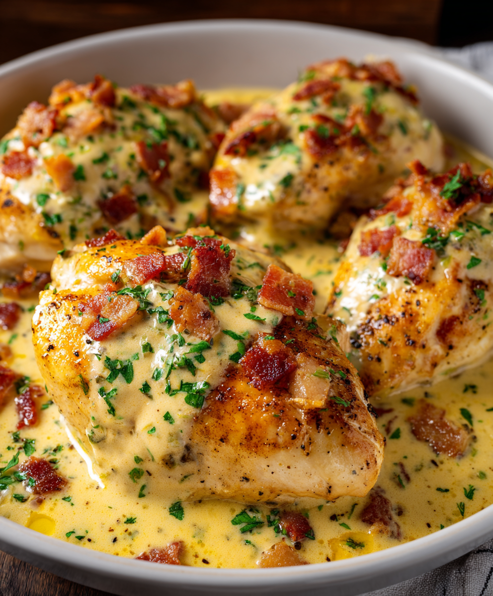 Ranch Cream Chicken with Bacon